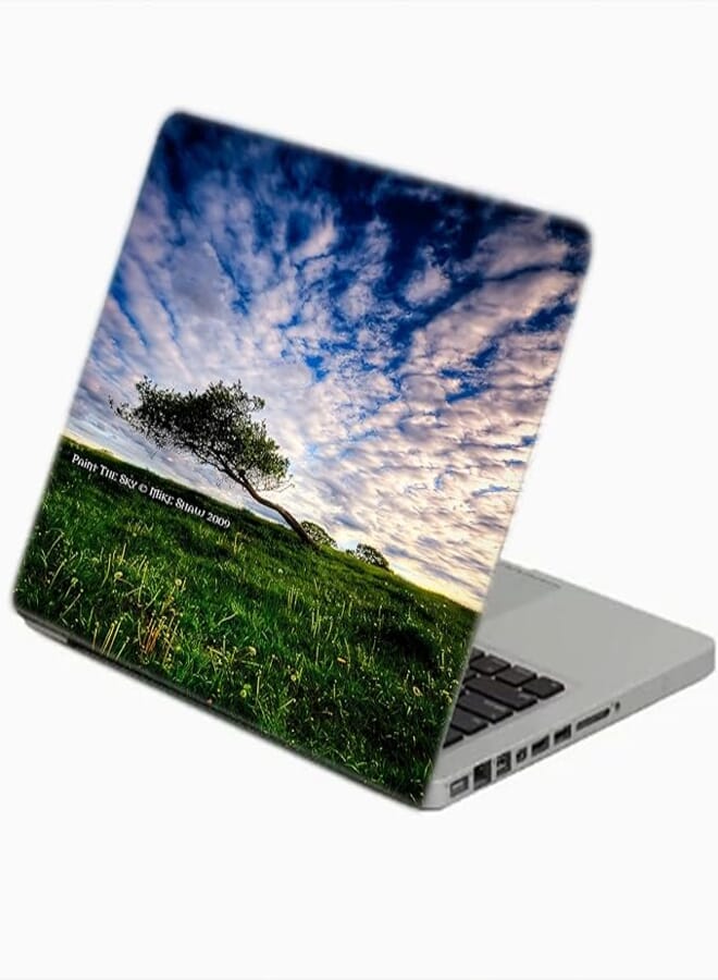 TAT Stains Liquid Texture Printed Laptop Sticker Multicolour-15.6 inch-3624